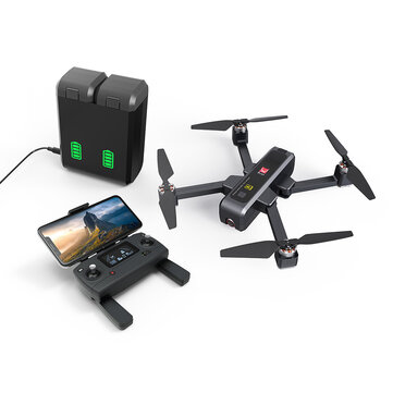 MJX B4W 5G WIFI FPV With 4K HD Camera Ultrasonic GPS Follow Me Foldable Brushless RC Drone Quadcopter RTF