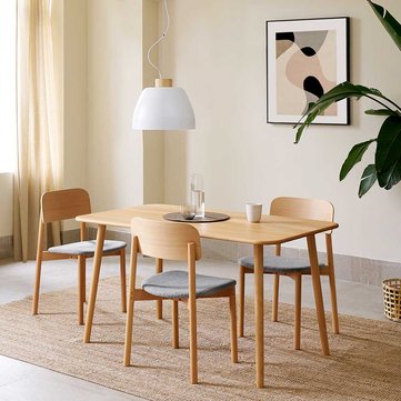 103 Series Solid Wooden Rounded Dining Table Le Anti Scratch 103 Series Solid Wooden Rounded Dining