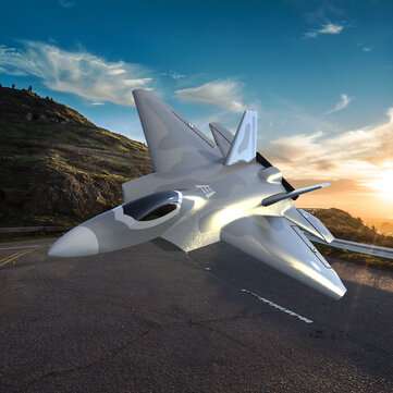 Eachine Mini F22 Raptor EPP 260mm Wingspan 2.4G 4CH 6-Axis Gyro RC Airplane Jet Trainer Warbird Fixed Wing RTF One Key Aerobatic for Beginner