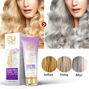 Purc Purple Shampoo For Blonde Silver Gray Hair Conditioners At