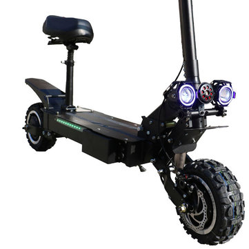 ZAPCOOL T108 Dual Motor 26Ah 60V 3600W Electric Scooter 11 Inch 80km/h Top Speed 70-90KM Mileage Max. Load 250kg Disc Brake Folding Scooter EU Plug