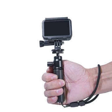 CNC Mini Gimbal Camera Holder Handheld Mount Handle Selfie 1/4 3/8 Inch Universal Compatible with Gopro OSMO Action ILDC Camera