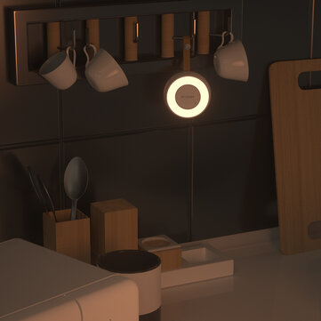 BlitzWolf® BW-LT22 Radarowy czujnik LED Lampka nocna Suchy akumulator Dotykanie ściemniania Obsługa w domu 