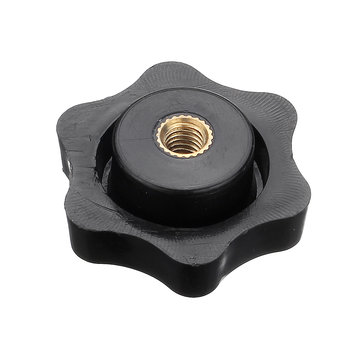 Porca de nivelamento da plataforma da cama aquecida M5 do parafuso de mão através do furo Plum Blossom Nut para impressora 3D