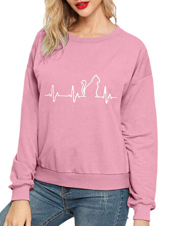 Felpe con stampa Cartoon