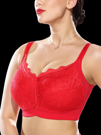Plus Tamanho Full Cup Coverage Sem Jantes Minimizer Bra