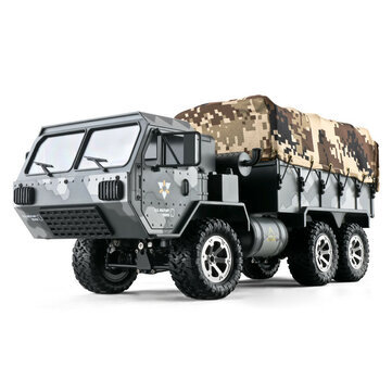 Everyine EAT01 1/16 2.4G 6WD RC Car Proportional مراقبة US Army Military Off Road Rock Crawler Truck RTR Vehicle نموذج