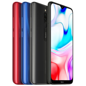 Xiaomi Redmi 8 Global Version 6.22 inch Dual Rear Camera 3GB 32GB 5000mAh Snapdragon 439 Octa core 4G Smartphone