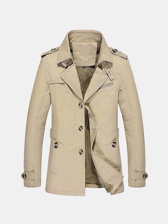 Winter Velvet Plus Casaco Exterior Extrovertido Espacial Quente Espacial Slim Fit Men Parkas Coat