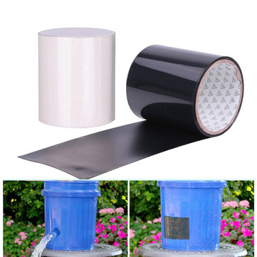 150x20cm PVC Black/White Super Fix Strong Waterproof Adhesive Tape Pipe Repair Tape Self Fixable Tape Stop Leak Seal Insulating Tape